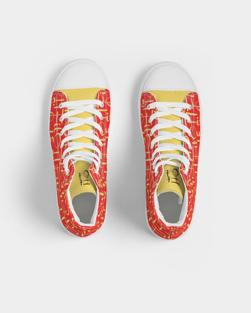 Golden Red Women's Apple Hightops
