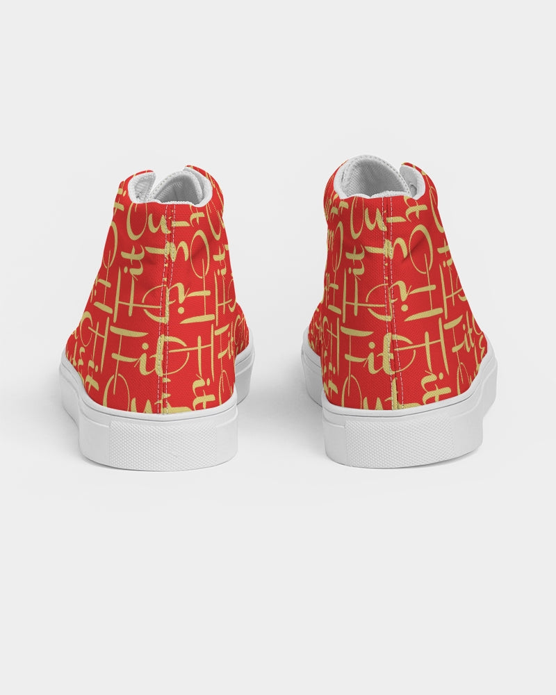Golden Red Women's Apple Hightops