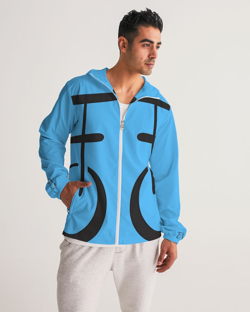 Blue Raspberry Men's Windbreaker