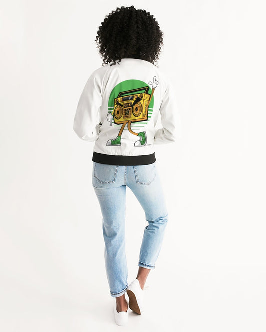Golden Lime Lightweight Bomber Jacket