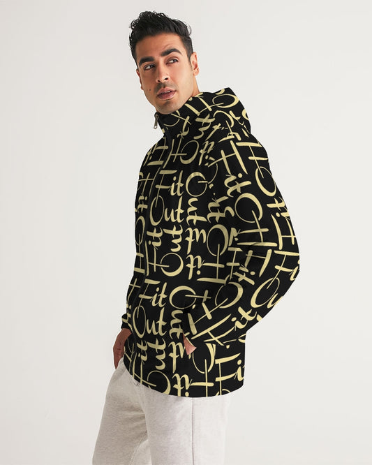 You Can Fit Out 2 Men's All-Over Print Windbreaker