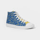 Royal Blue Men's Hightop Canvas Shoe