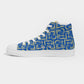 Royal Blue Men's Hightop Canvas Shoe