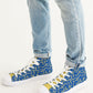 Royal Blue Men's Hightop Canvas Shoe