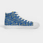 Royal Blue Women's Hightop Canvas Shoe