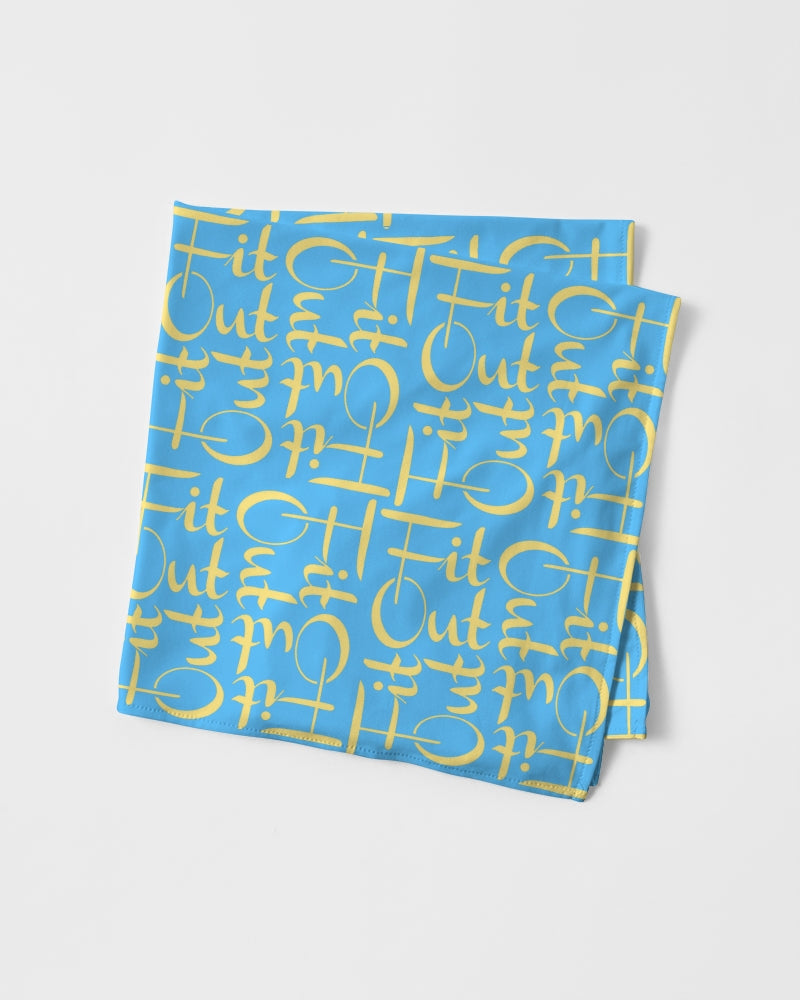 Turquoise-  You Can Fit Out 2 Bandana Set